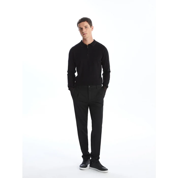 LCWAIKIKI Classic Siyah Standart Kalıp Erkek Chino Pantolon