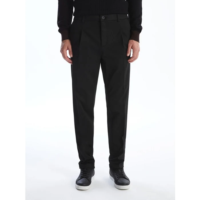LCWAIKIKI Classic Siyah Standart Kalıp Erkek Chino Pantolon