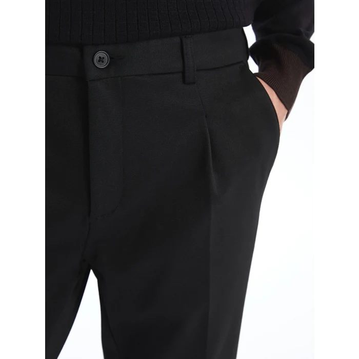 LCWAIKIKI Classic Siyah Standart Kalıp Erkek Chino Pantolon