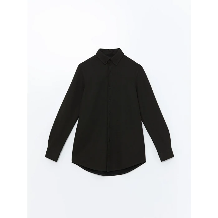 SOUTHBLUE Haki Slim Fit Uzun Kollu Erkek Gömlek