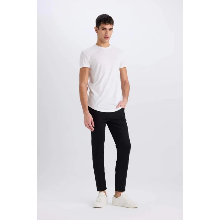 R8763 Carlo Skinny Fit Ekstra Dar Kalıp Normal Bel Ekstra Dar Paça Jean Pantolon