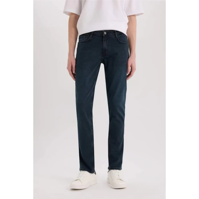 R8791 Pedro Slim Fit Dar Kalıp Normal Bel Dar Paça Jean Pantolon