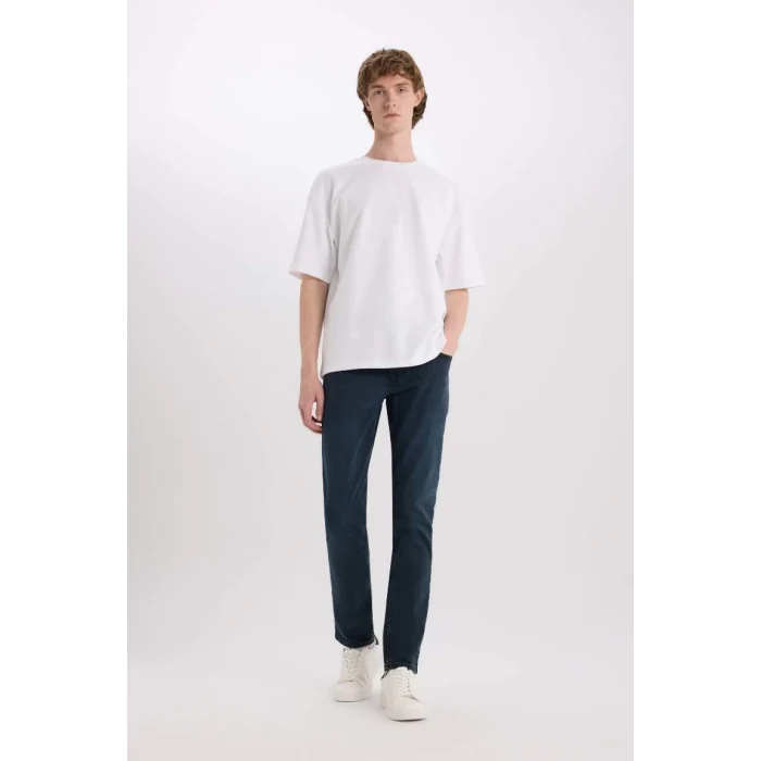 R8791 Pedro Slim Fit Dar Kalıp Normal Bel Dar Paça Jean Pantolon