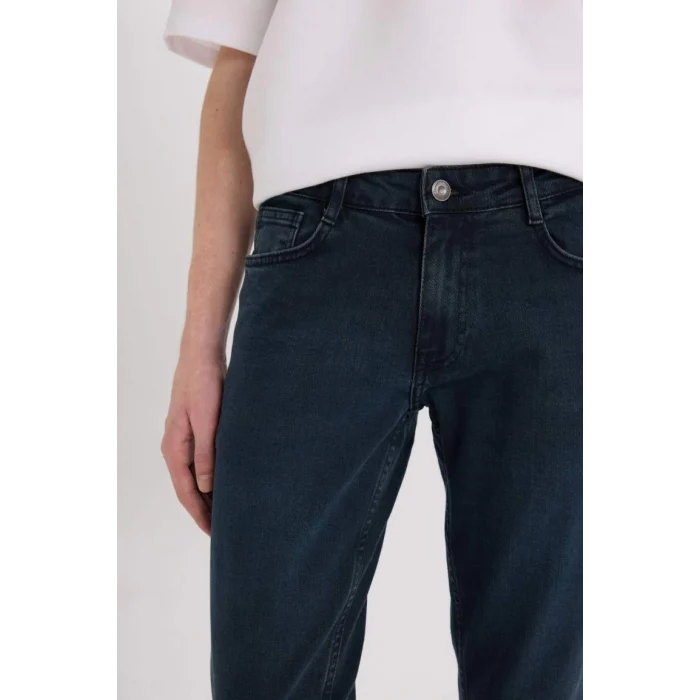 R8791 Pedro Slim Fit Dar Kalıp Normal Bel Dar Paça Jean Pantolon