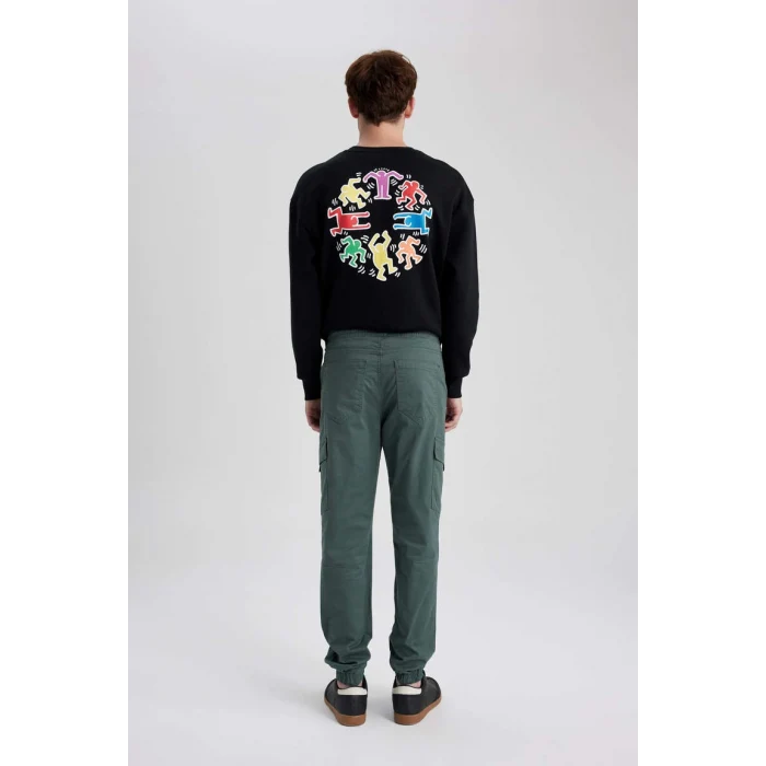 S9874 Slim Kargo Jogger Kargo Cepli Pantolon