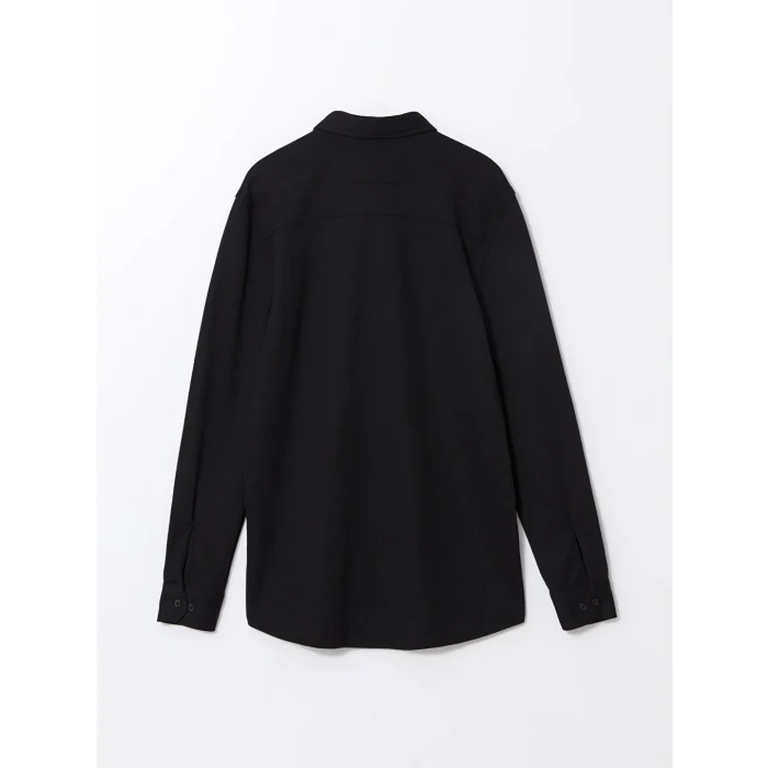 SOUTHBLUE Siyah Slim Fit Uzun Kollu Erkek Gömlek