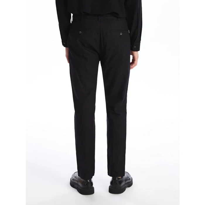 SOUTHBLUE Siyah Standart Kalıp Poplin Erkek Pantolon