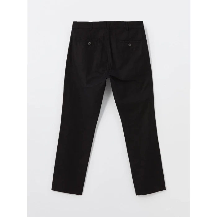 SOUTHBLUE Siyah Standart Kalıp Poplin Erkek Pantolon