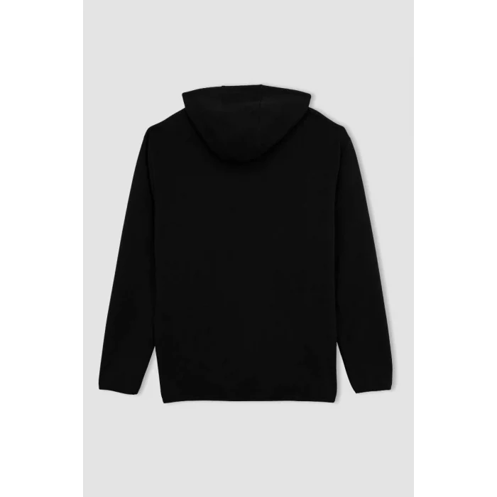 X9031 DeFactoFit Kapüşonlu Cepli Sweatshirt