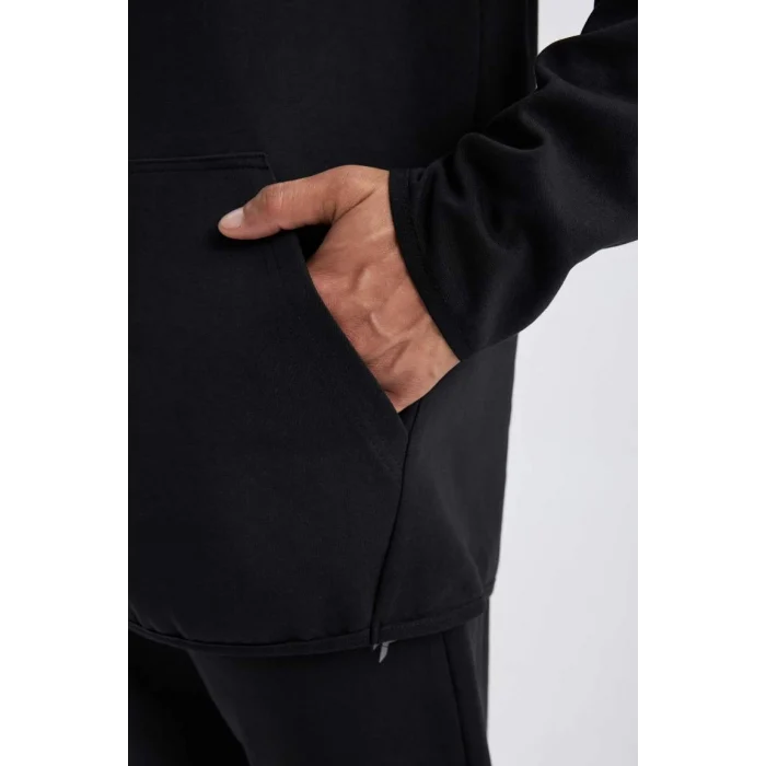 X9031 DeFactoFit Kapüşonlu Cepli Sweatshirt