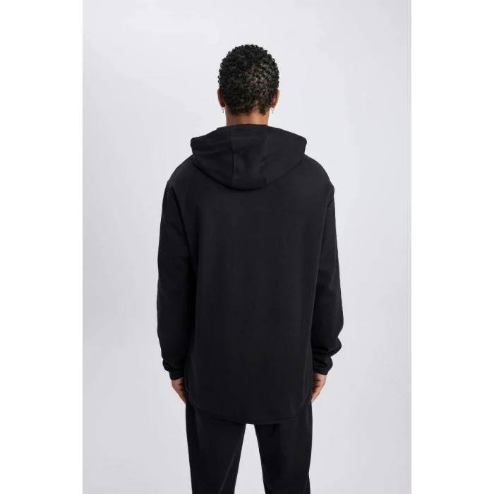 X9031 DeFactoFit Kapüşonlu Cepli Sweatshirt
