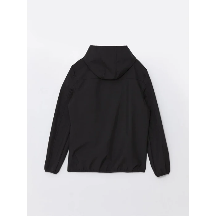 LC Waikiki XSIDE Siyah Standart Kalıp Kapüşonlu Erkek Mont