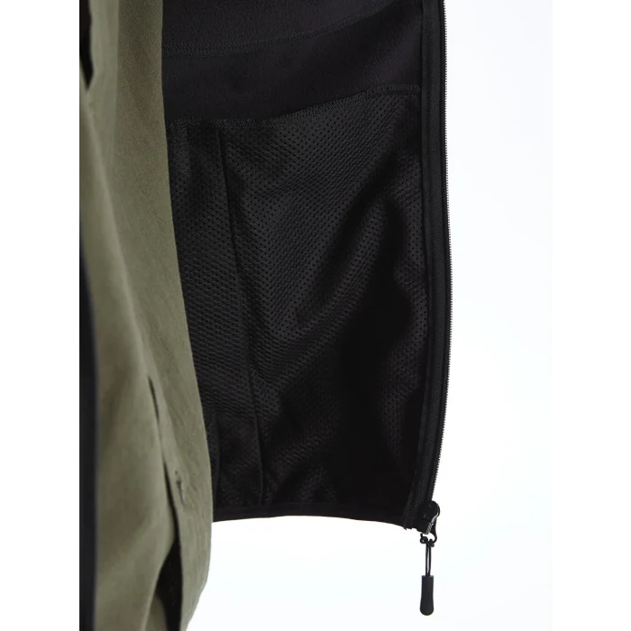 LC Waikiki XSIDE Siyah Standart Kalıp Kapüşonlu Erkek Mont