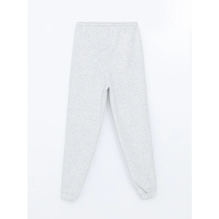 XSIDE ACTIVE Gri Baskılı Kadın Kalın Jogger Spor Eşofman Altı