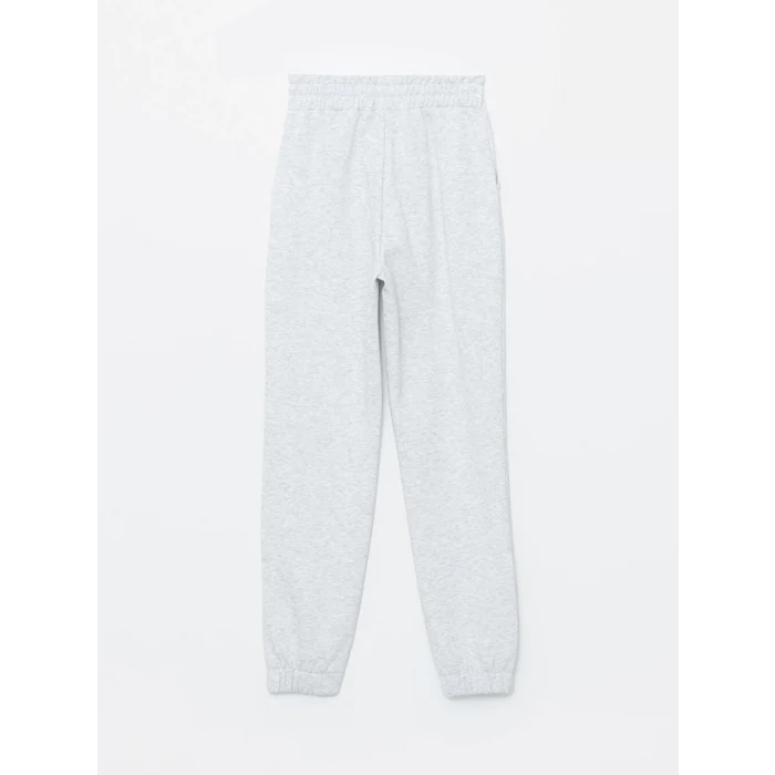 XSIDE ACTIVE Gri Beli Lastikli Kadın Kalın Jogger Spor Eşofman Altı