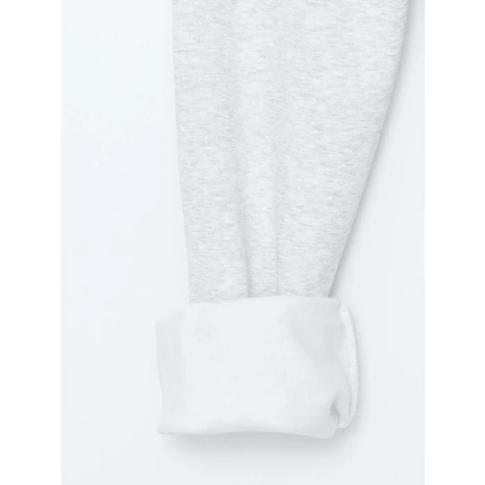 XSIDE ACTIVE Gri Beli Lastikli Kadın Kalın Jogger Spor Eşofman Altı