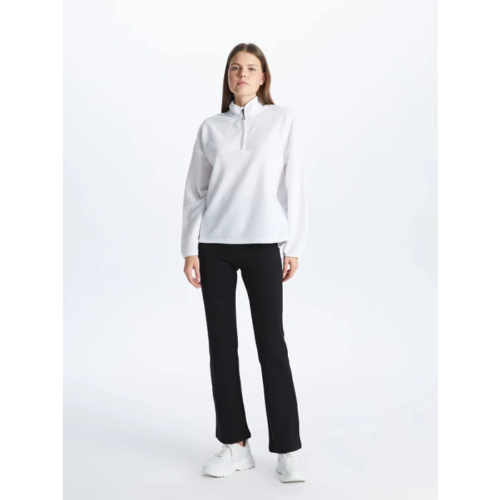 XSIDE ACTIVE Siyah Beli Lastikli İspanyol Paça Kadın Tayt Pantolon