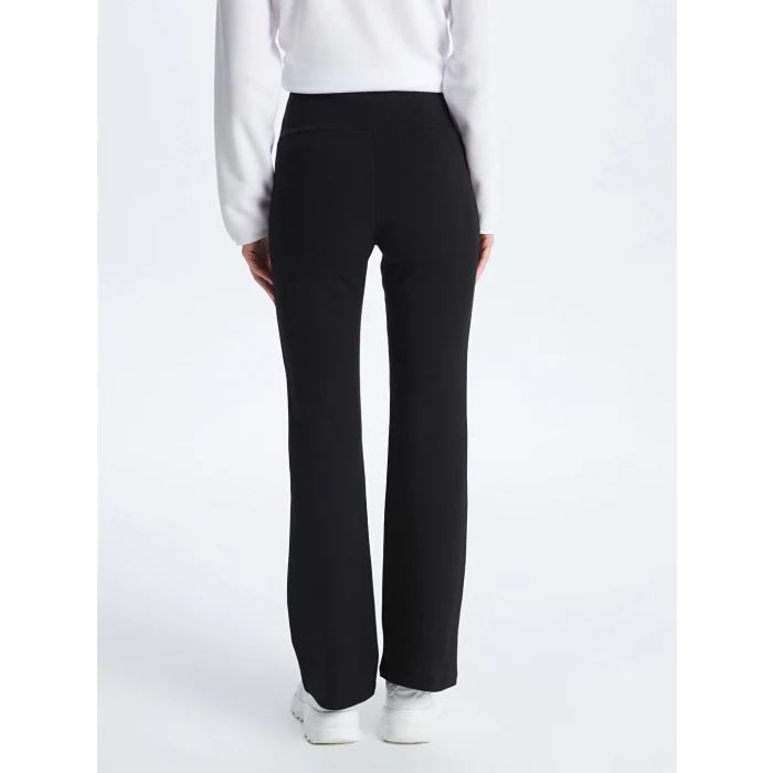 XSIDE ACTIVE Siyah Beli Lastikli İspanyol Paça Kadın Tayt Pantolon