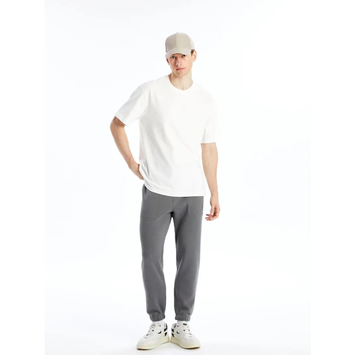 XSIDE Antrasit Standart Kalıp Erkek Kalın Jogger Eşofman Altı