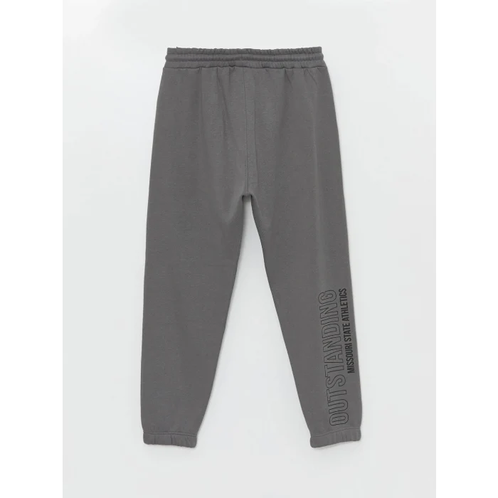 XSIDE Antrasit Standart Kalıp Erkek Kalın Jogger Eşofman Altı