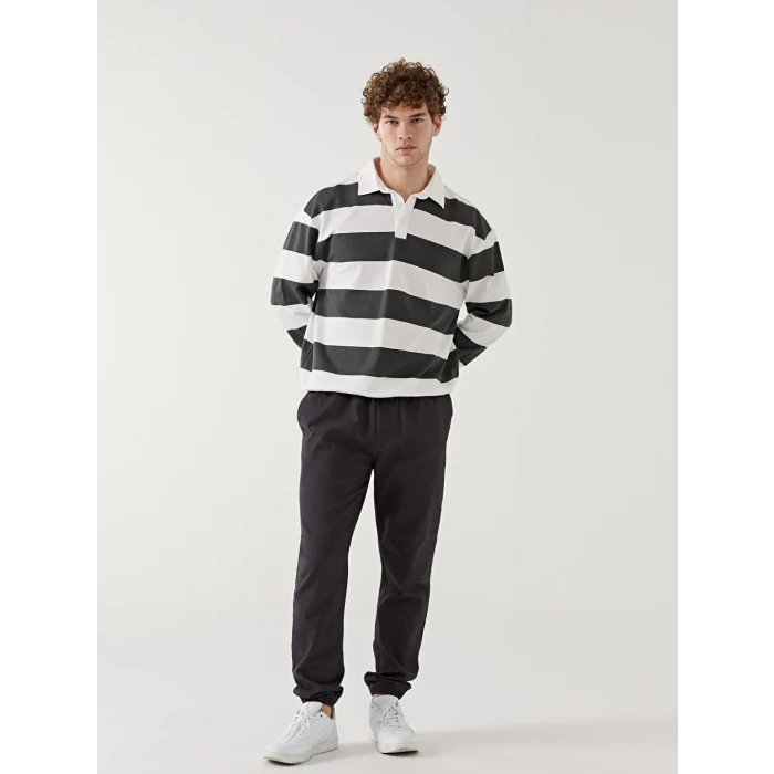 XSIDE Antrasit Standart Kalıp Gabardin Erkek Pantolon