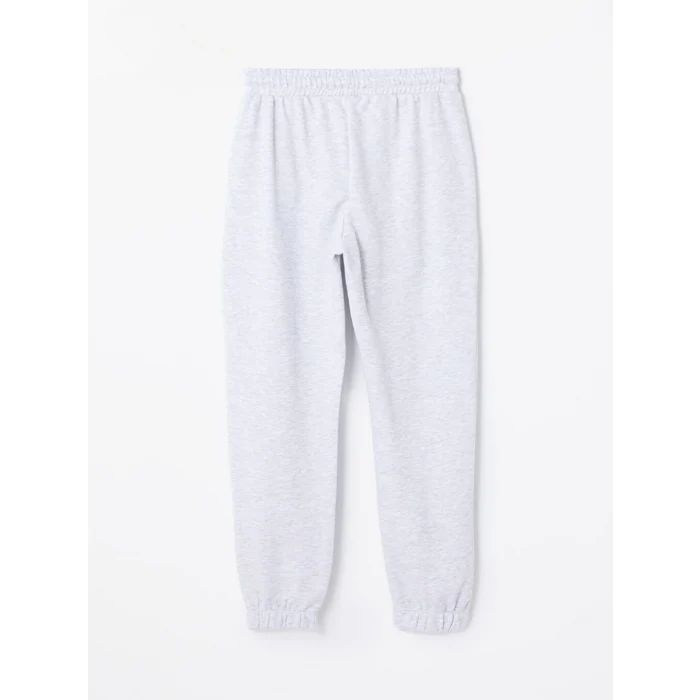 XSIDE Gri Kadın Beli Lastikli Düz Jogger Eşofman Altı