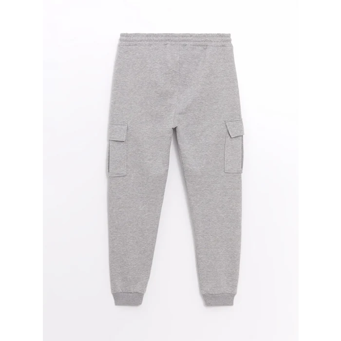 XSIDE Gri Standart Kalıp Erkek Kalın Jogger Eşofman Altı