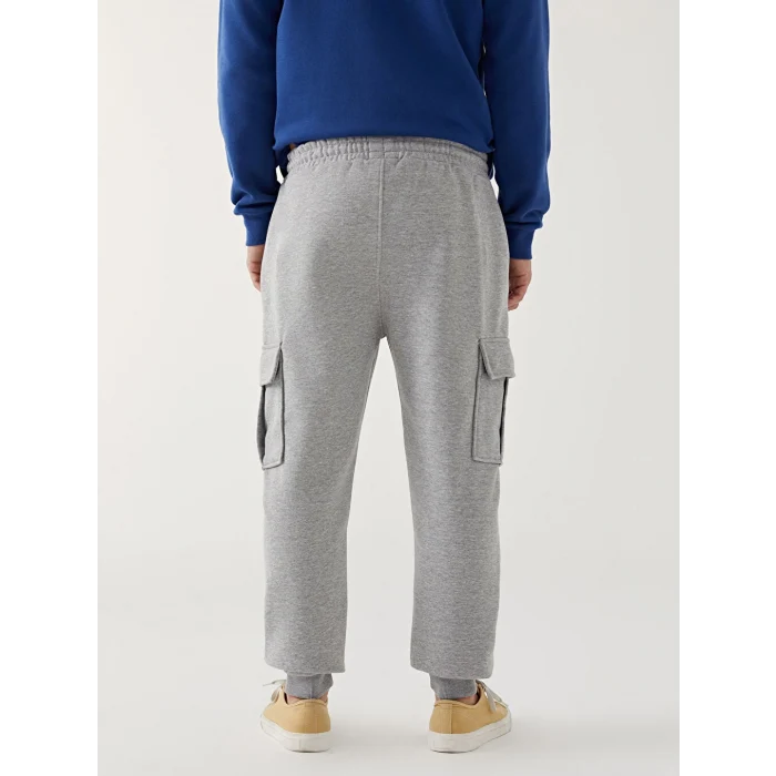 XSIDE Gri Standart Kalıp Erkek Kalın Jogger Eşofman Altı