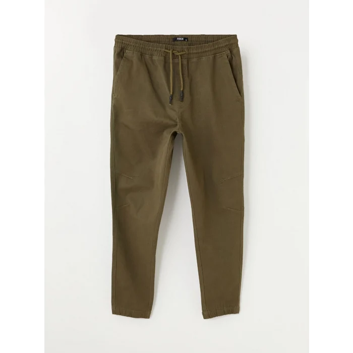 XSIDE Haki Standart Kalıp Gabardin Erkek Pantolon
