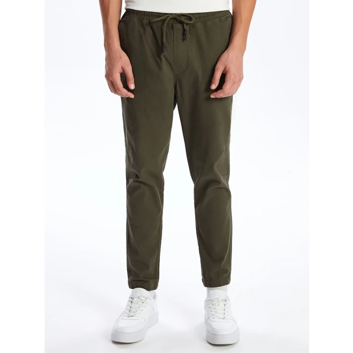 XSIDE Haki Standart Kalıp Gabardin Erkek Pantolon