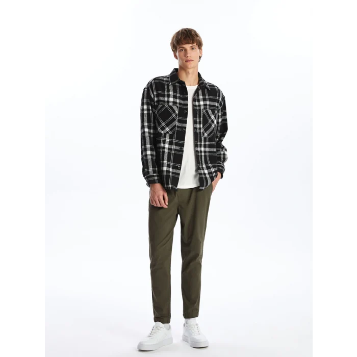 XSIDE Haki Standart Kalıp Gabardin Erkek Pantolon