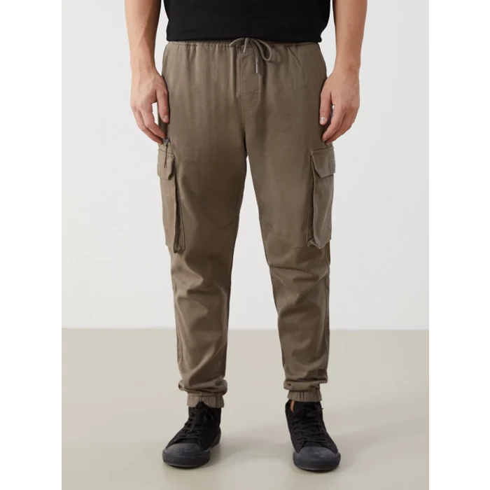 XSIDE Kahverengi Standart Kalıp Erkek Kargo Pantolon