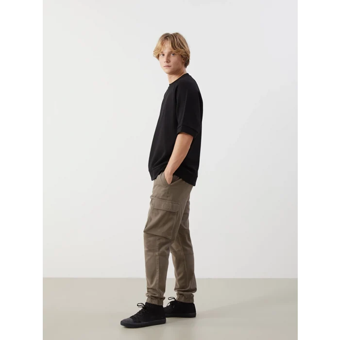 XSIDE Kahverengi Standart Kalıp Erkek Kargo Pantolon
