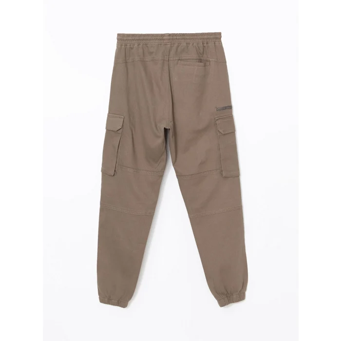 XSIDE Kahverengi Standart Kalıp Erkek Kargo Pantolon