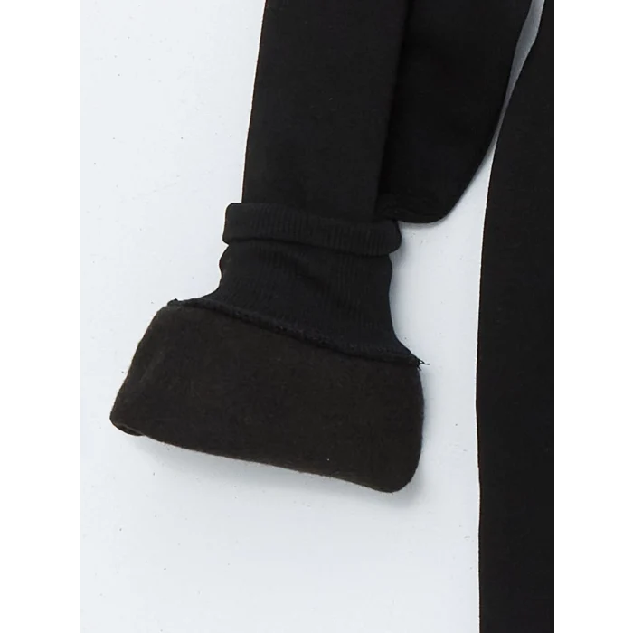 XSIDE Siyah Bisiklet Yaka Baskılı Oversize Kadın Kalın Sweatshirt