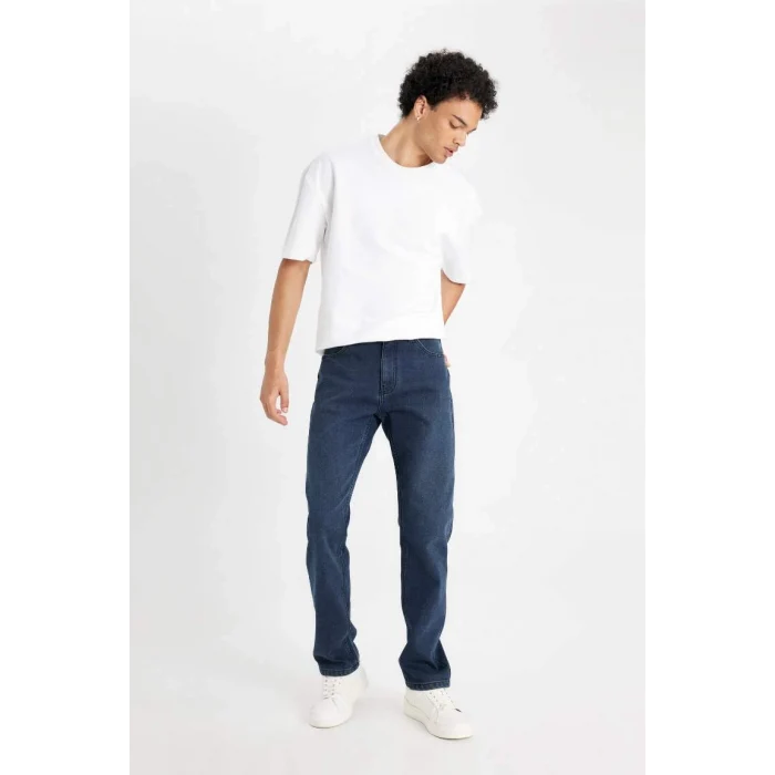 Y0369 Sergio Regular Fit Normal Kalıp Normal Bel Boru Paça Jean Pantolon