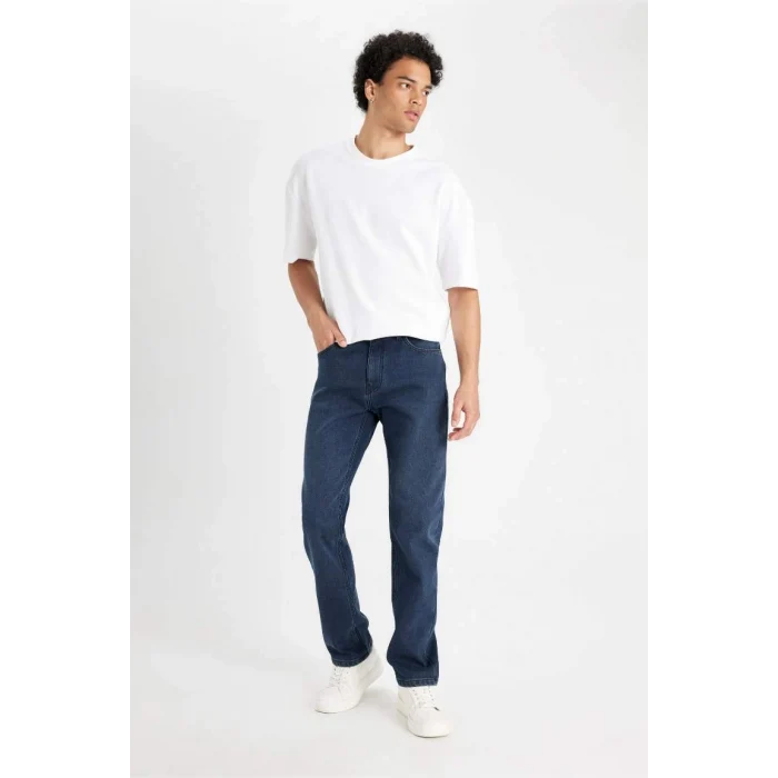 Y0369 Sergio Regular Fit Normal Kalıp Normal Bel Boru Paça Jean Pantolon