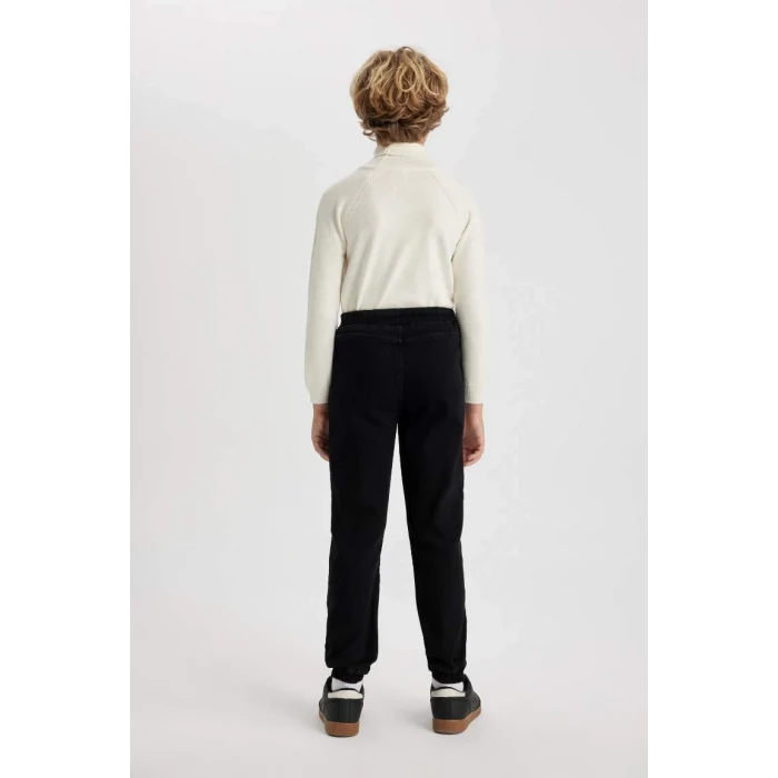 Y3920 Jogger Esnek Bantlı Paça Jean Polar Astarlı Pantolon