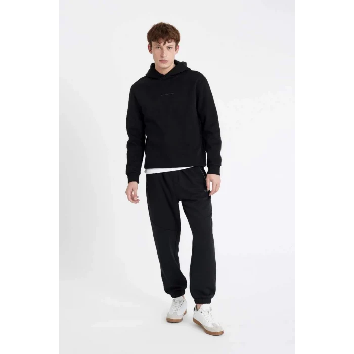 Y5511 Regular Fit Normal Kesim Fermuar Cepli Lastikli Paça Eşofman Altı