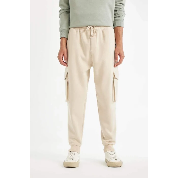 Y5533 Kargo Cepli Esnek Paça Eşofman Altı