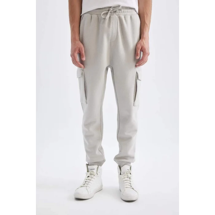 Y5533 Kargo Cepli Esnek Paça Eşofman Altı