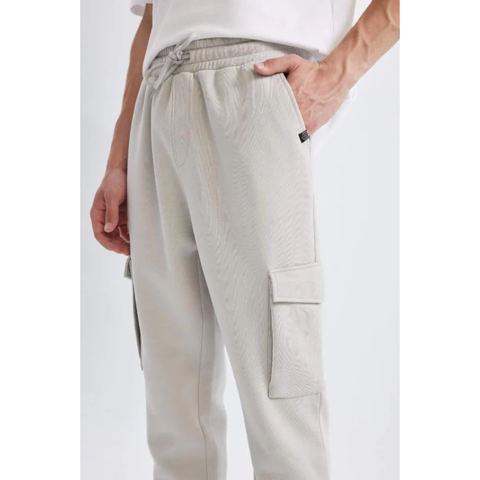 Y5533 Kargo Cepli Esnek Paça Eşofman Altı