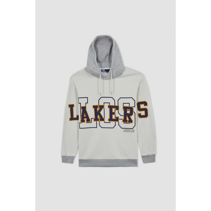 Y5640 NBA Los Angeles Lakers Boxy Fit Sweatshirt