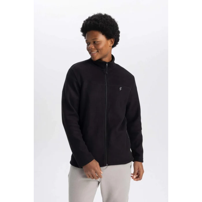 Y5888 DeFactoFit Dik Yaka Polar Hırka