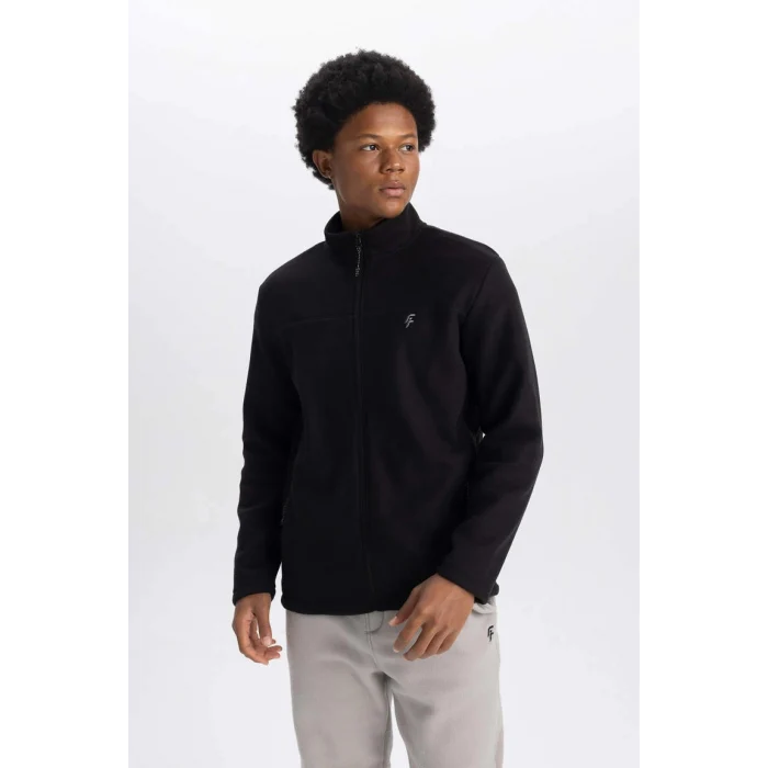 Y5888 DeFactoFit Dik Yaka Polar Hırka