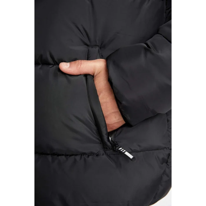 Y7376 DeFactoFit Oversize Fit Dik Yaka Mont