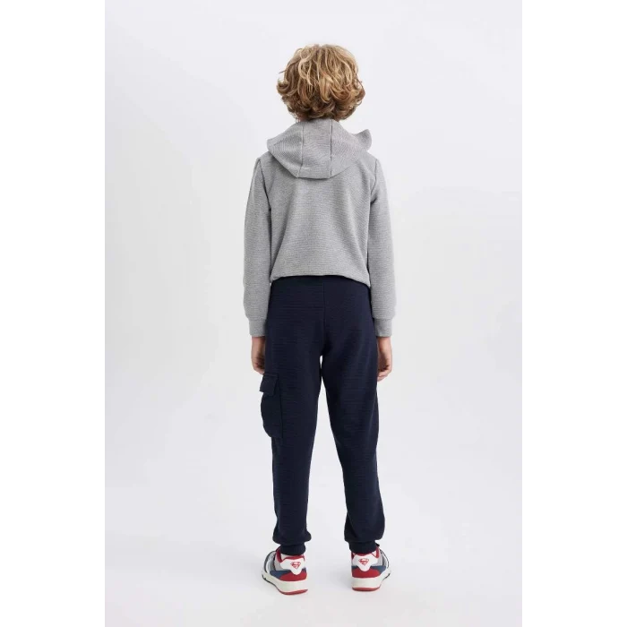 Z4094 Beli Paçası Lastikli Kargo Cepli Jogger Eşofman Altı