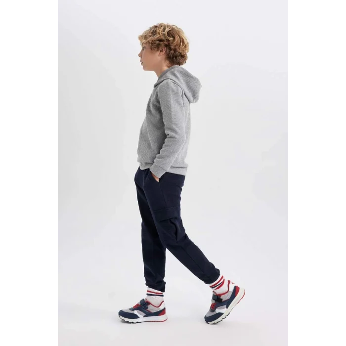 Z4094 Beli Paçası Lastikli Kargo Cepli Jogger Eşofman Altı