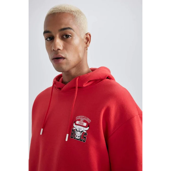 Z4629 NBA Chicago Bulls Boxy Fit Sweat Shirt