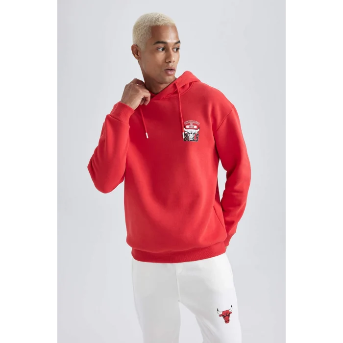 Z4629 NBA Chicago Bulls Boxy Fit Sweat Shirt